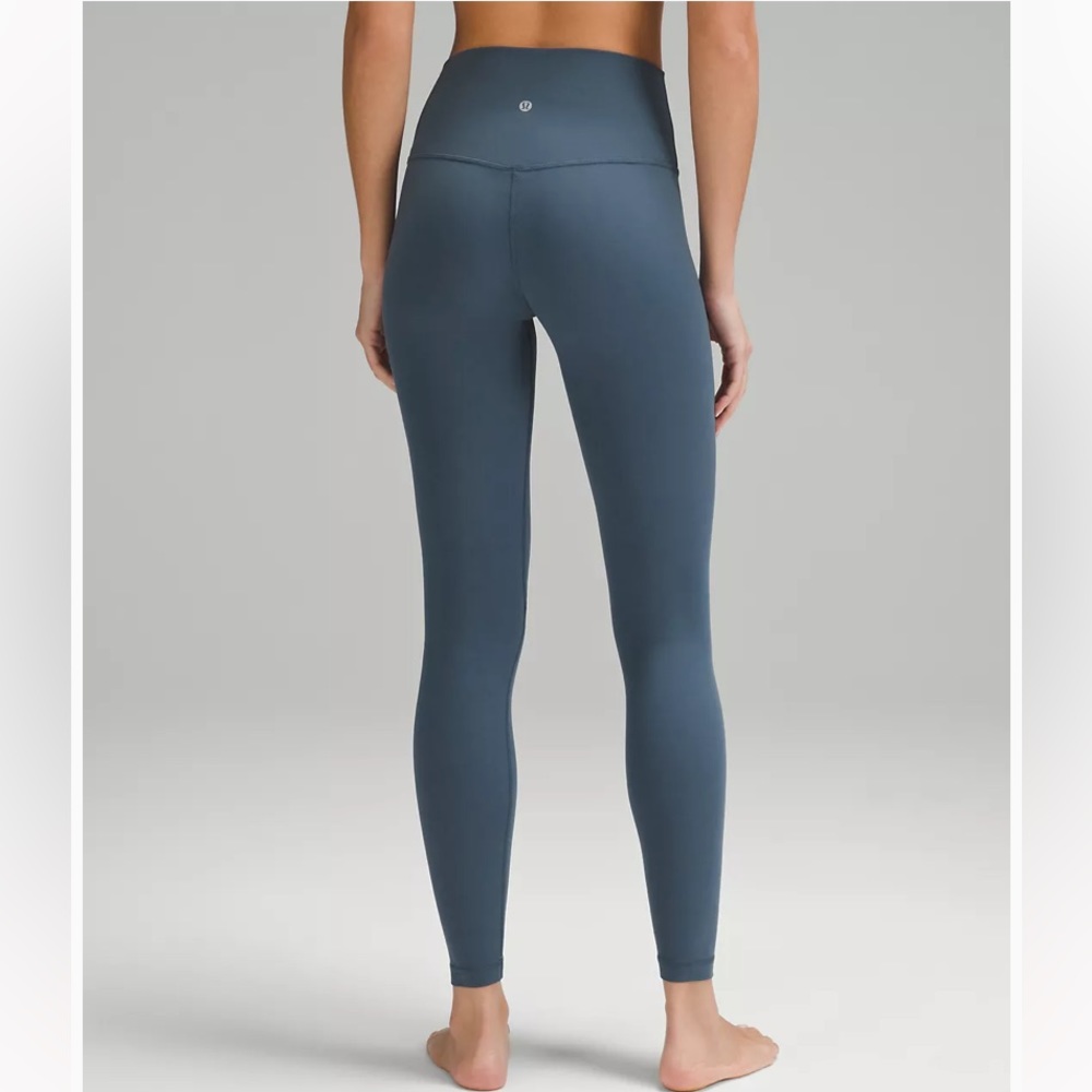 Lululemon iron blue align leggings size 10